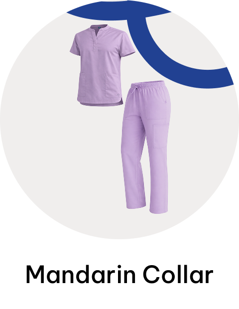 Scrubstory Mandarin Collar Men Scrub Set