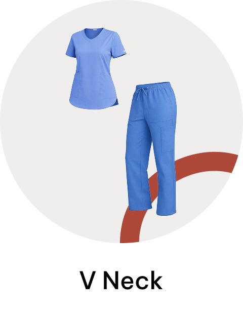 Scrubstory V Neck Women Scrub Set