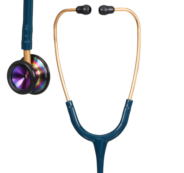 Classic II Pediatric 2153 with Rainbow Finish Chestpiece and Caribbean Blue Tube