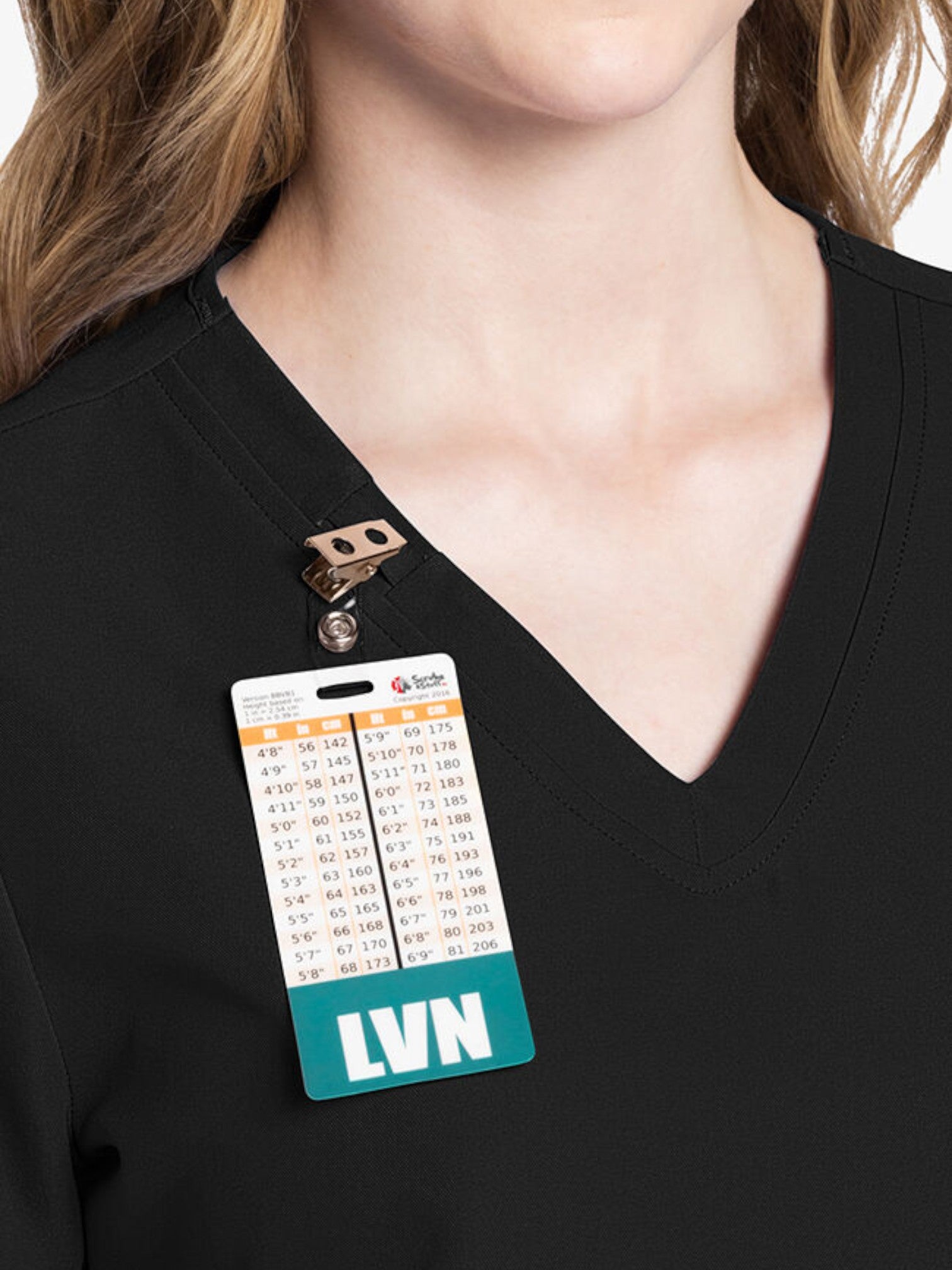 V-Neck Top | Straight Leg Pant 6 Pocket Women's Scrub Set#Color_
Black
