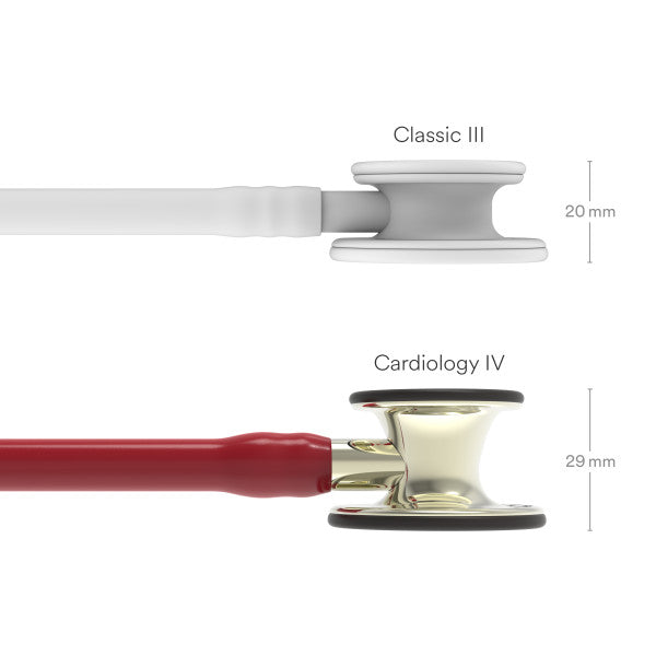 Cardiology IV 6176 with Champagne Finish Chestpiece and Burgundy Tube