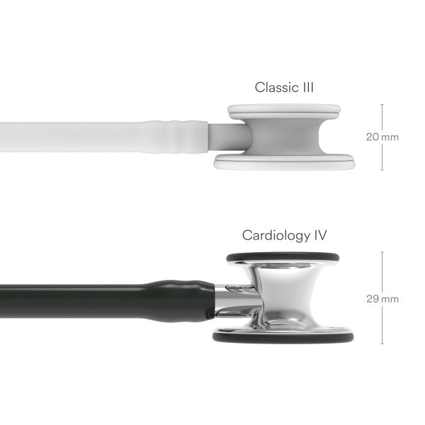 Cardiology IV 6177 with Mirror Finish Chestpiece and Black Tube