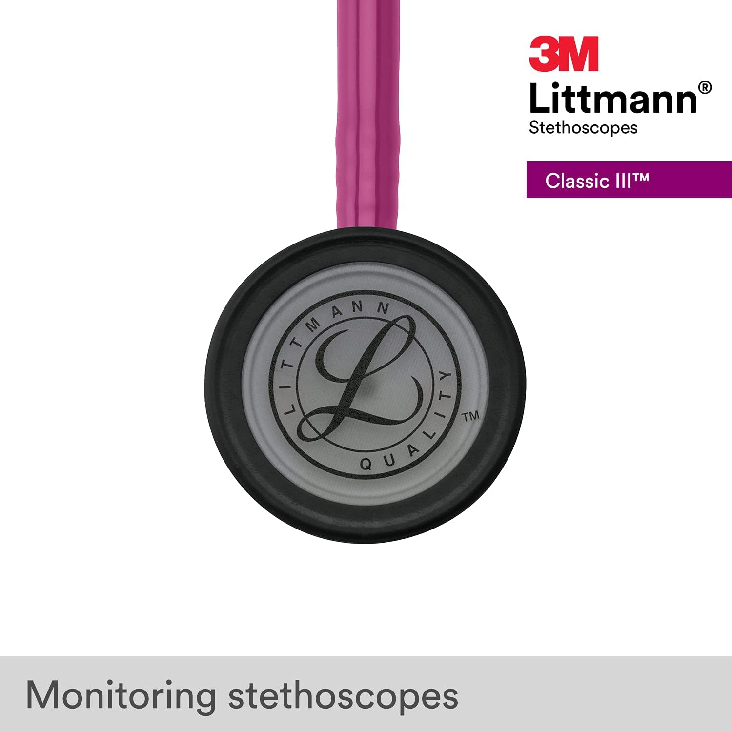 Classic III 5871 with Smoke Finish Chestpiece, Raspberry Tube and Black Stem