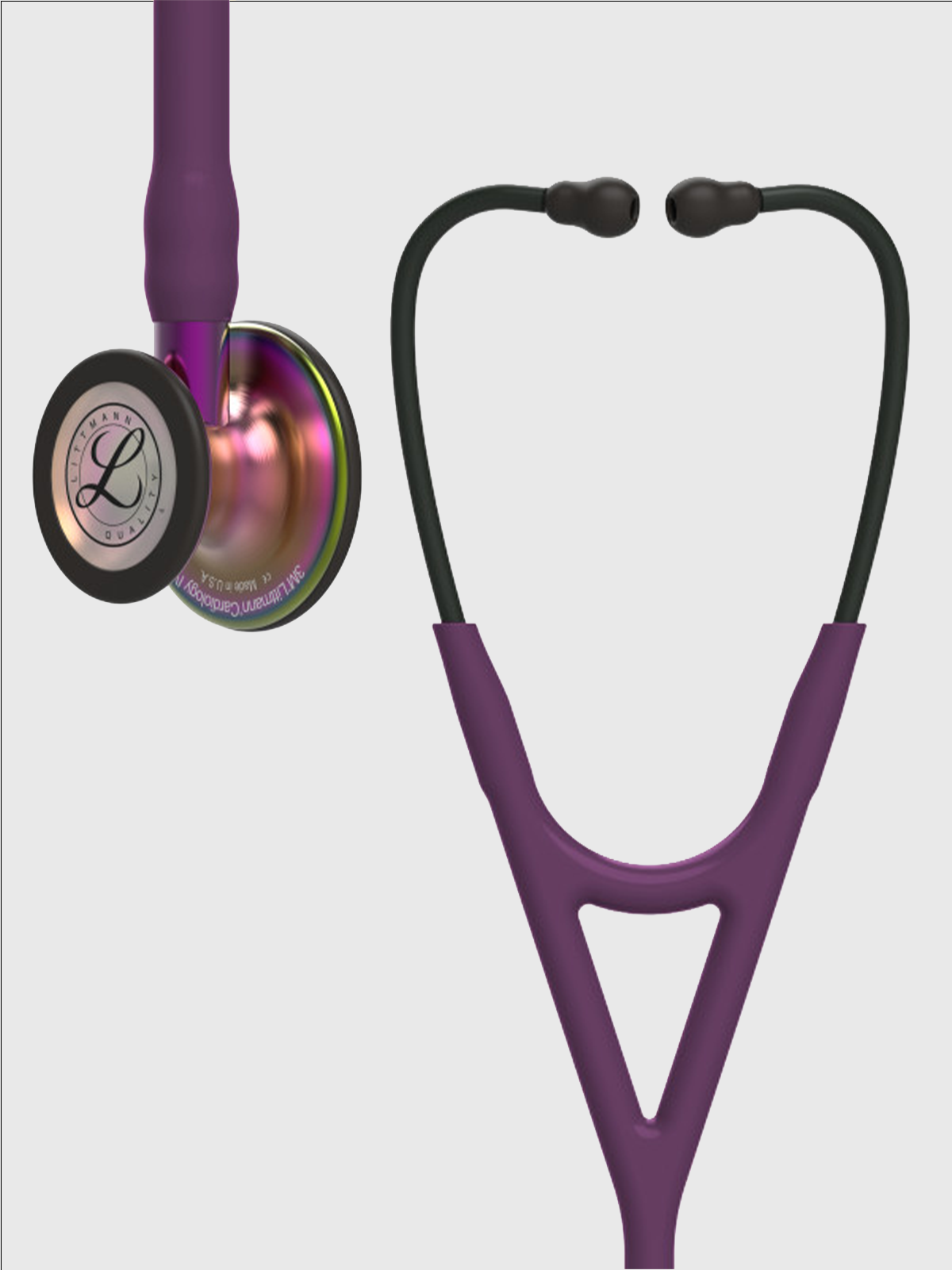 Cardiology IV 6205 with High Rainbow Finish Chestpiece, Plum Tube and Violet Stem