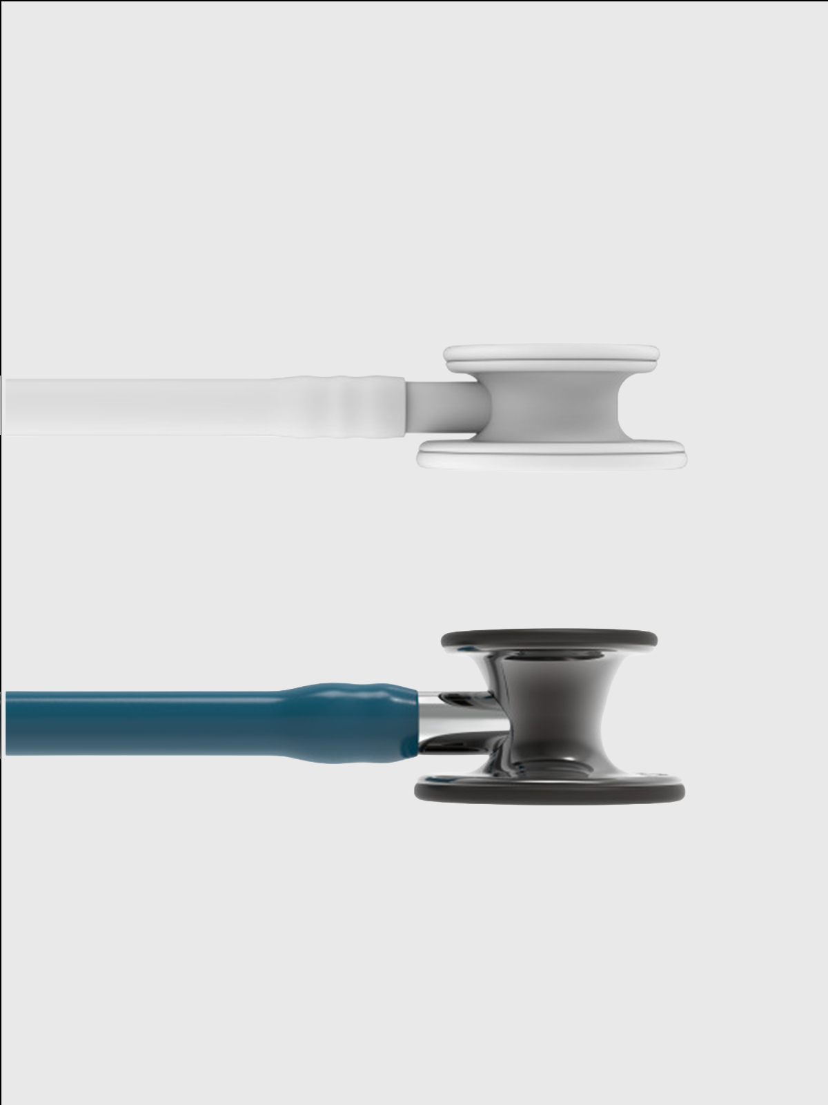 Cardiology IV 6234 with High Polish Smoke Finish Chestpiece, Caribbean blue Tube and Mirror Stem