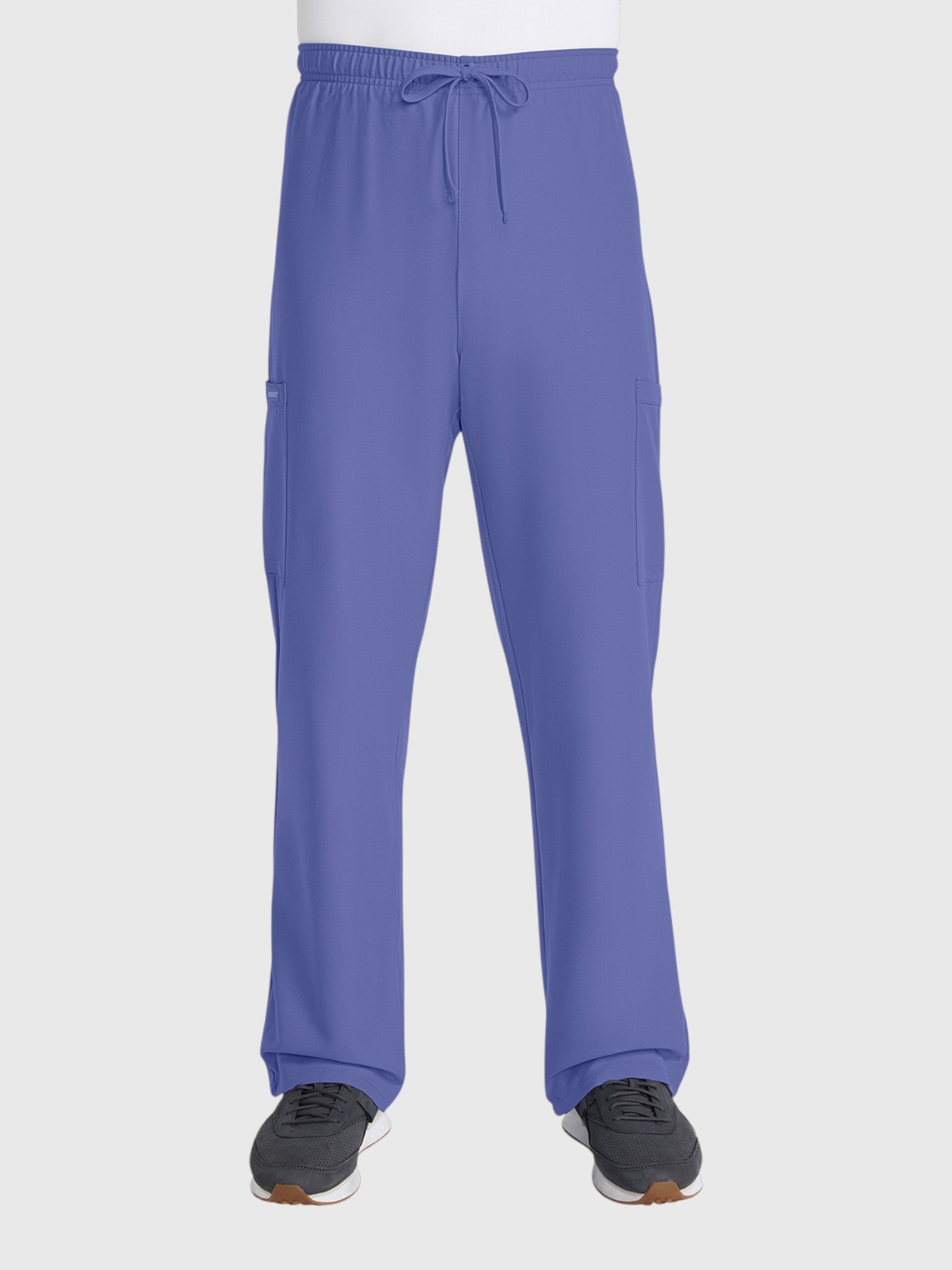 Straight Leg 3 Pocket Unisex Scrub Pant#Color_Ceil Blue