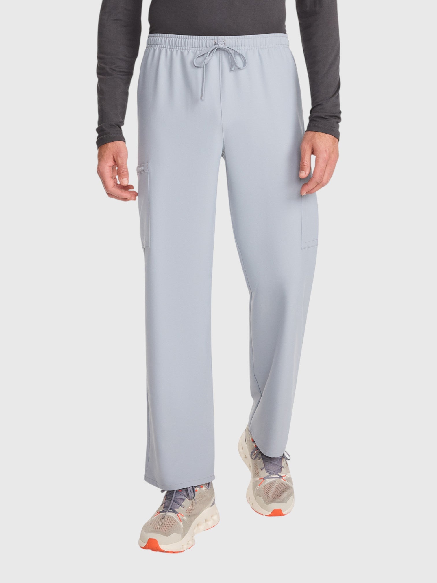 Straight Leg 3 Pocket Unisex Scrub Pant#Color_Grey