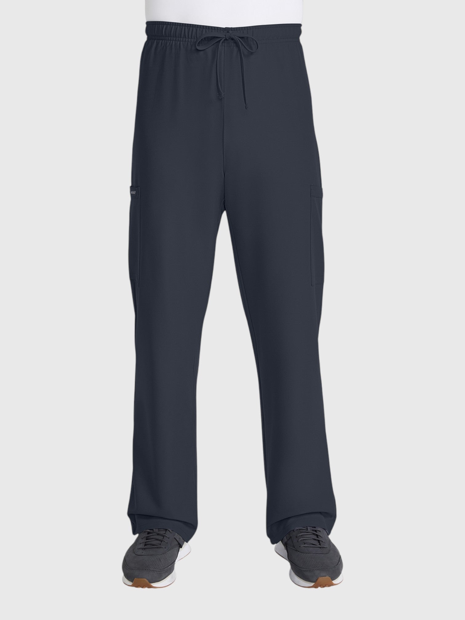 Straight Leg 3 Pocket Unisex Scrub Pant#Color_Pewter