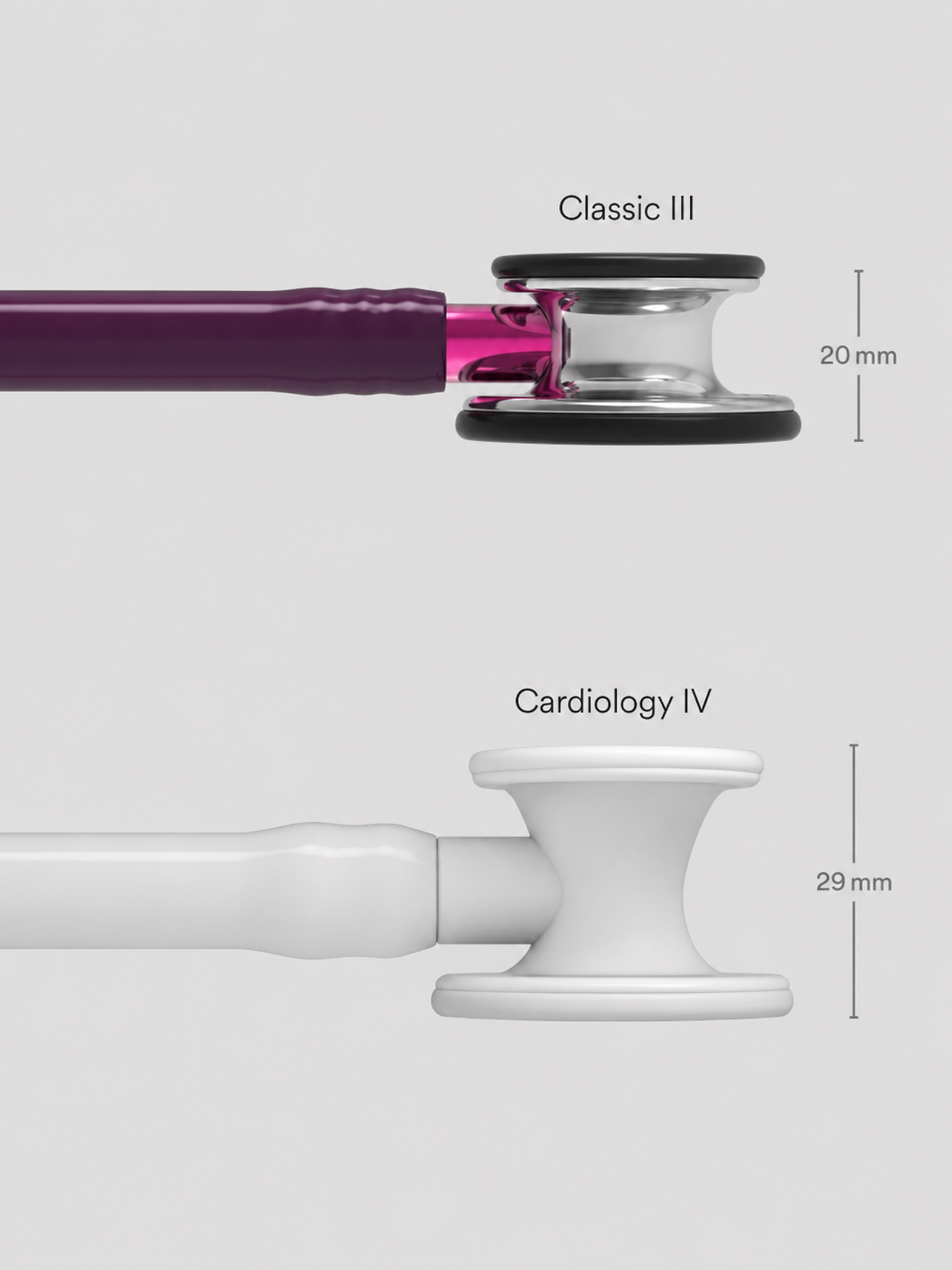 Classic III 5960 with Mirror Chestpiece, Plum Tube and Pink stem