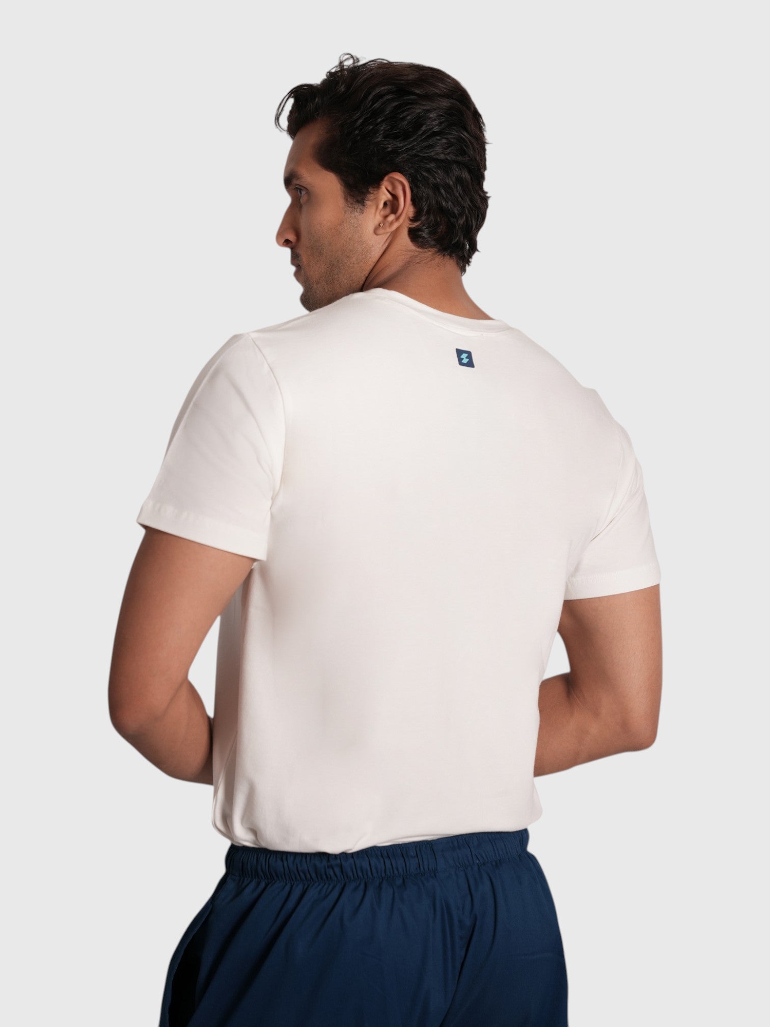CloudFresh Men Half Sleeve Underscrub#Color_White