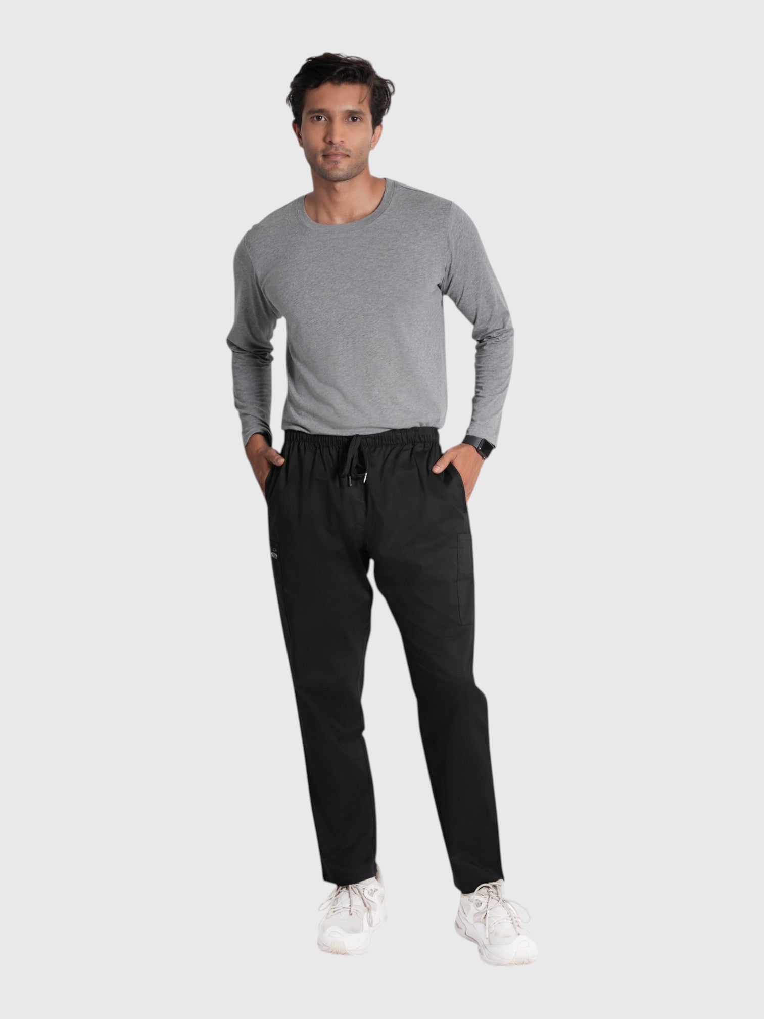 CloudFresh Men Full Sleeve Underscrub#Color_Grey