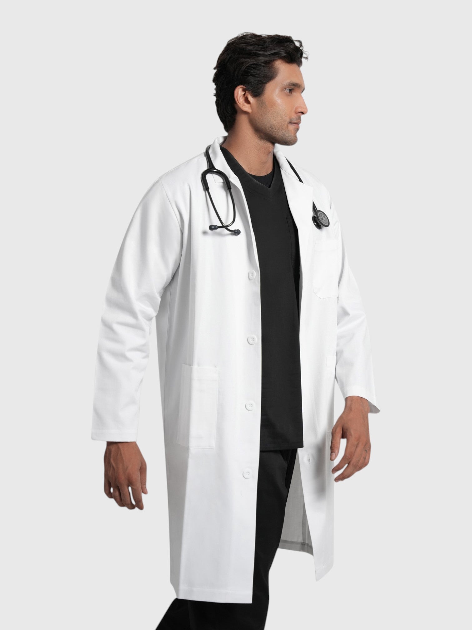 Men's Long Labcoat with Long Sleeve