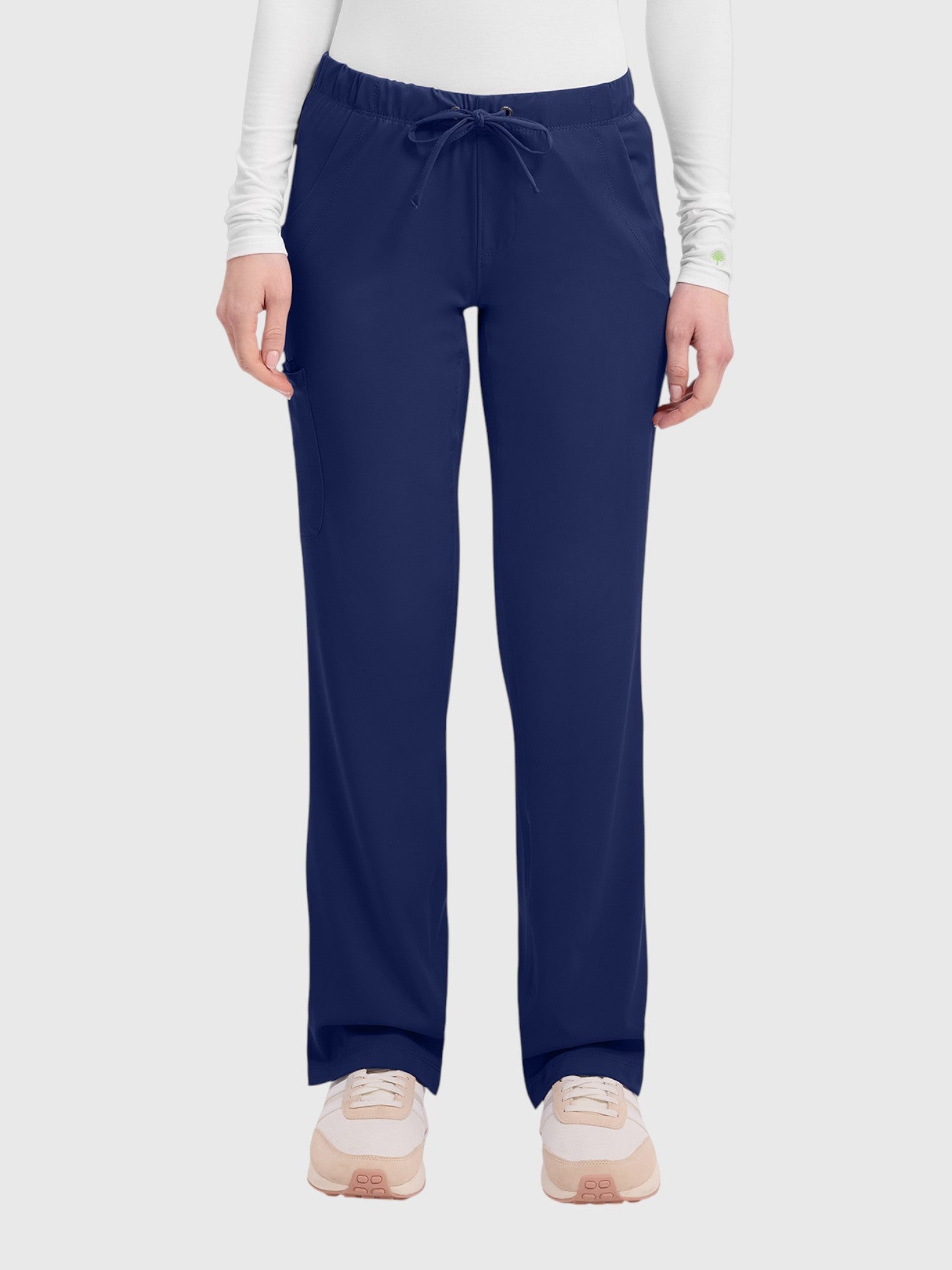 Cargo 6 Pocket Women’s Scrub Pant#Color_Navy