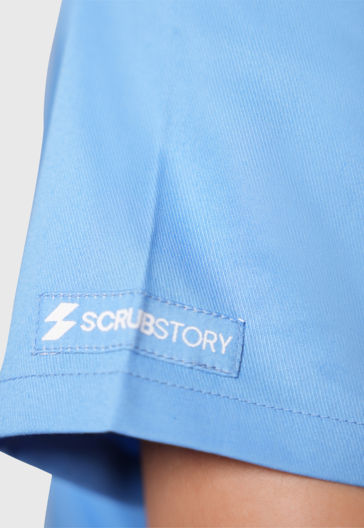 Scrub Top - Women's Cotton V-Neck 2 Pocket#color_Ceil Blue