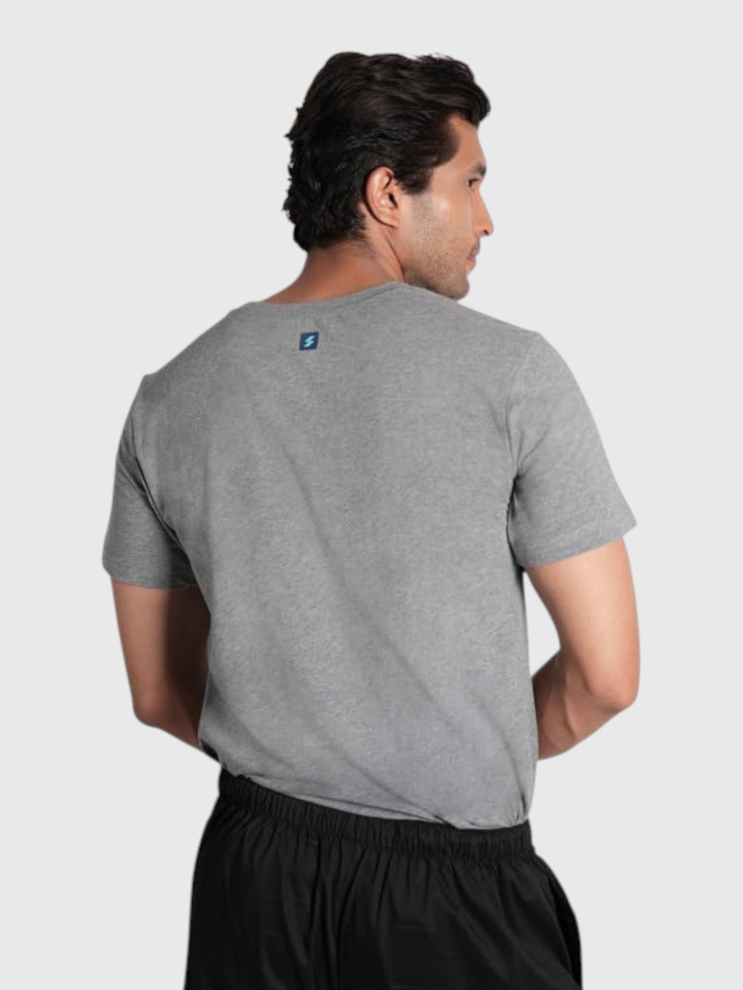 CloudFresh Men Half Sleeve Underscrub#Color_Grey
