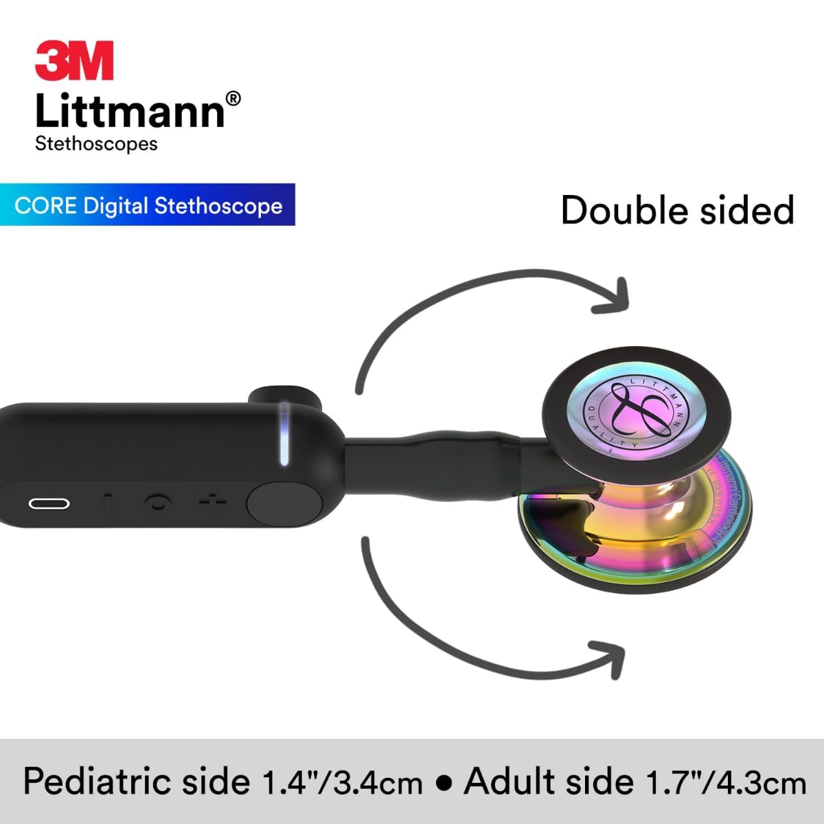 3M™ Littmann® CORE Digital Stethoscope
,8570,Rainbow Finish