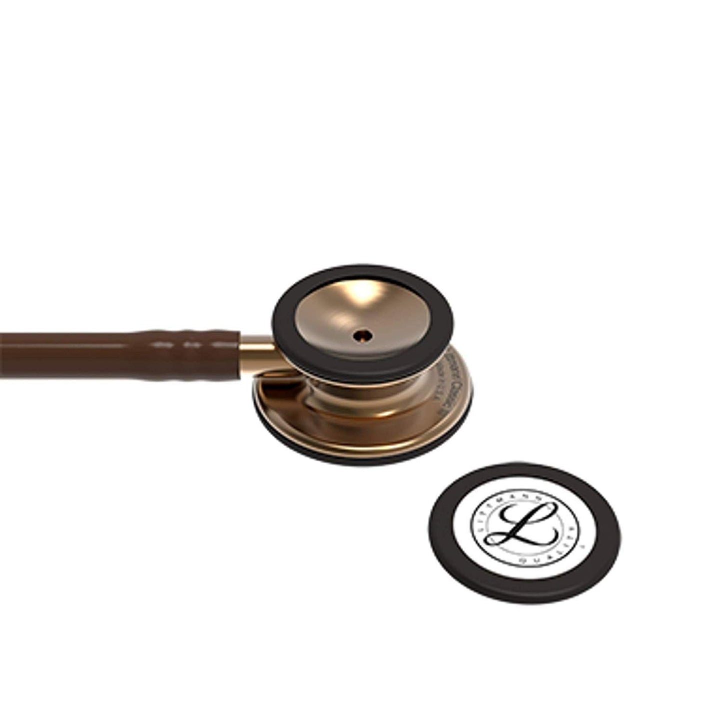 3M™ Littmann® Classic III™ Monitoring Stethoscope, Copper-Finish Chestpiece, Chocolate Tube, 27 in, 5809