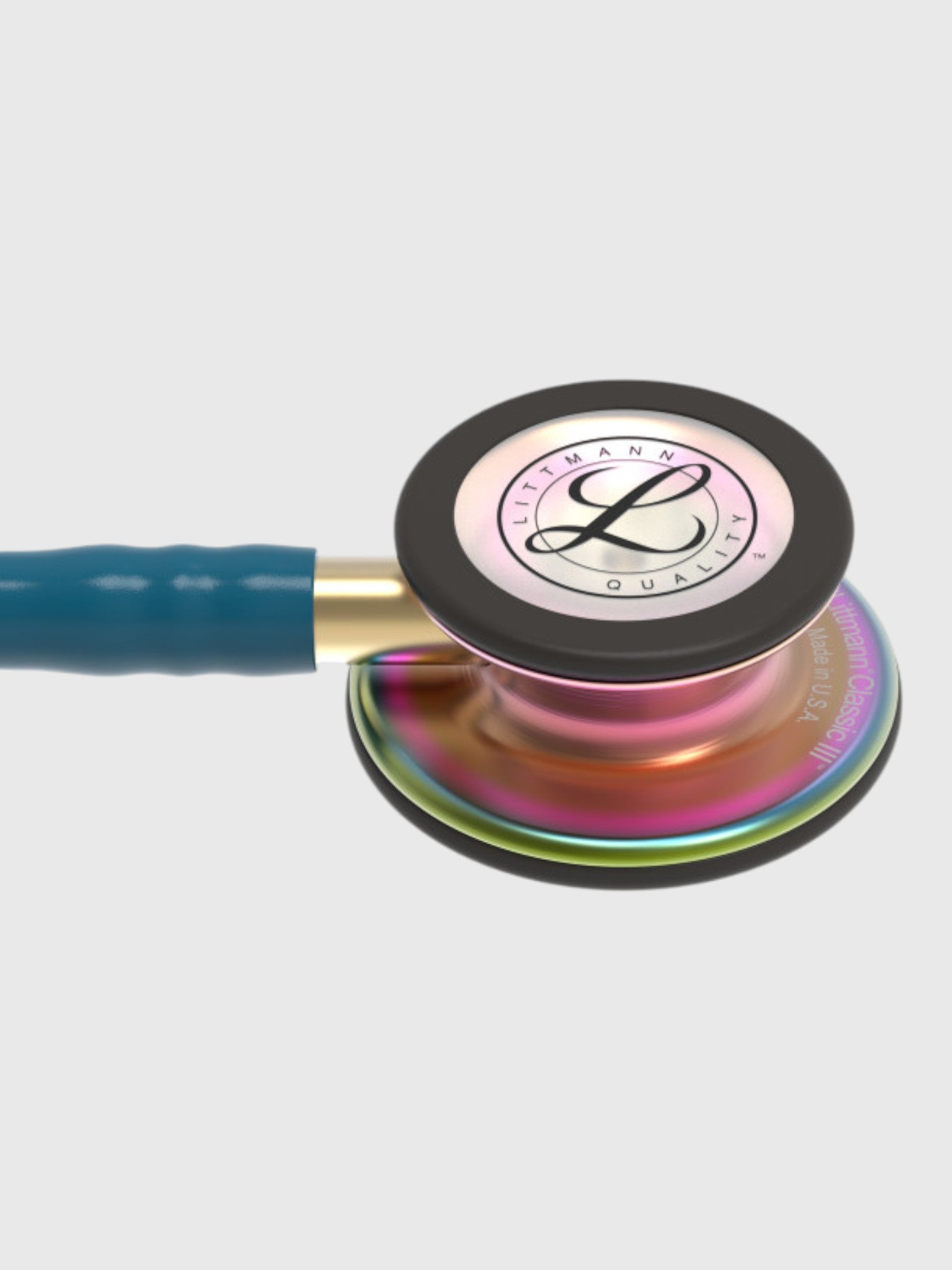Classic III 5807 with Rainbow Finish Chestpiece and Caribbean Blue Tube