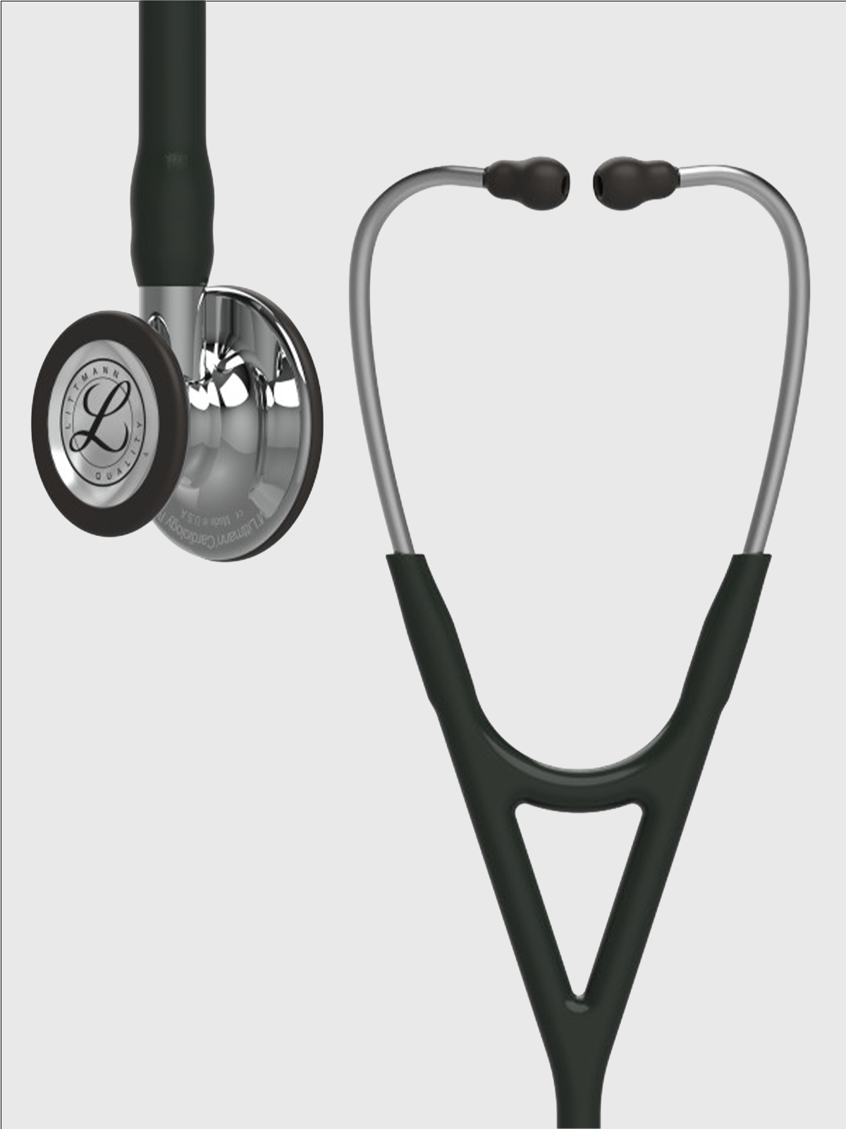 Cardiology IV 6177 with Mirror Finish Chestpiece and Black Tube