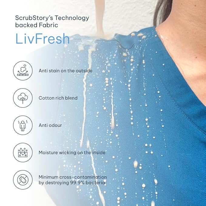 Scrubstory LivFresh Woman Scrub Sophia Top Classic