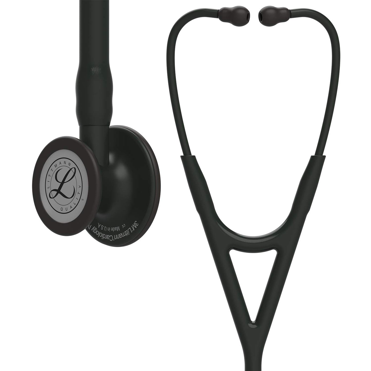 3M™ Littmann® Cardiology IV™ Stethoscope, Black-Finish Chestpiece, Black Tube, 27 inch, 6163