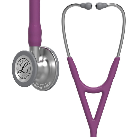 3M™ Littmann® Cardiology IV™ Stethoscope, Standard-Finish Chestpiece, Plum Tube, 27 inch, 6156