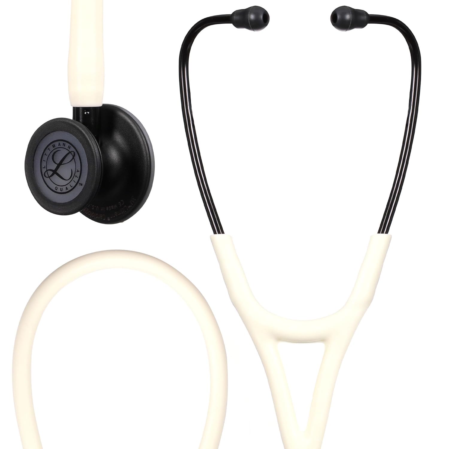 Cardiology IV 6186C with Black Finish Chestpeice and Satin Finish Tube