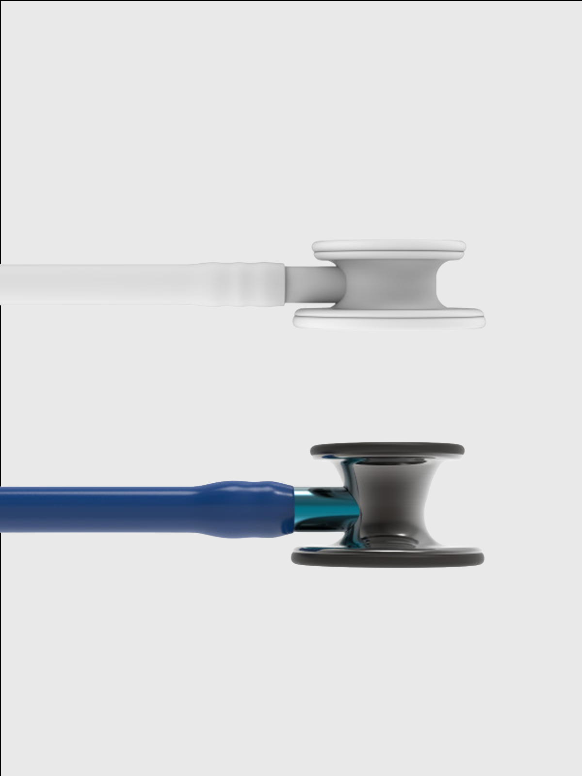 Cardiology IV 6202 with High Polish Smoke Finish Chestpiece, Navy Tube and Blue Stem