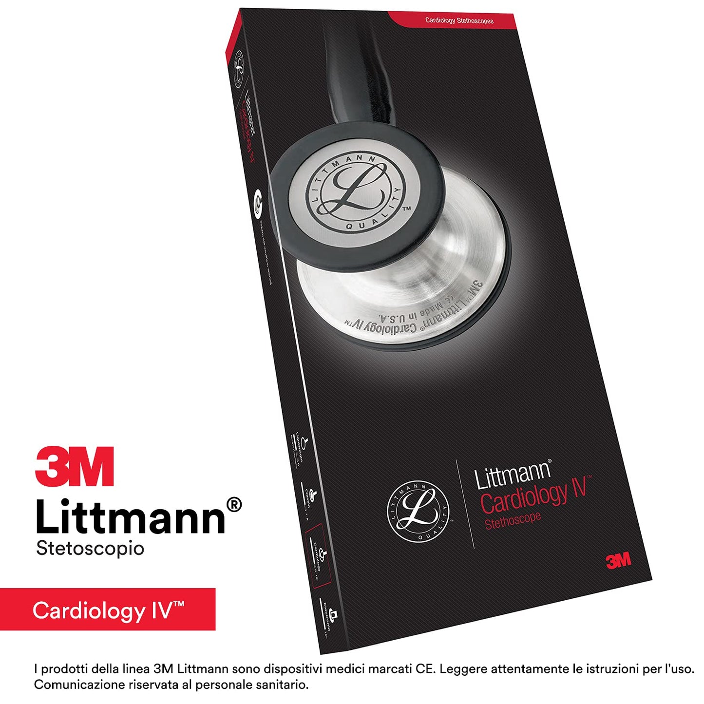 3M™ Littmann® Cardiology IV™ Diagnostic Stethoscope, High Polish Smoke-Finish Chestpiece, Gray Tube,  Smoke Stem and Smoke Headset, 27 inch, 6238