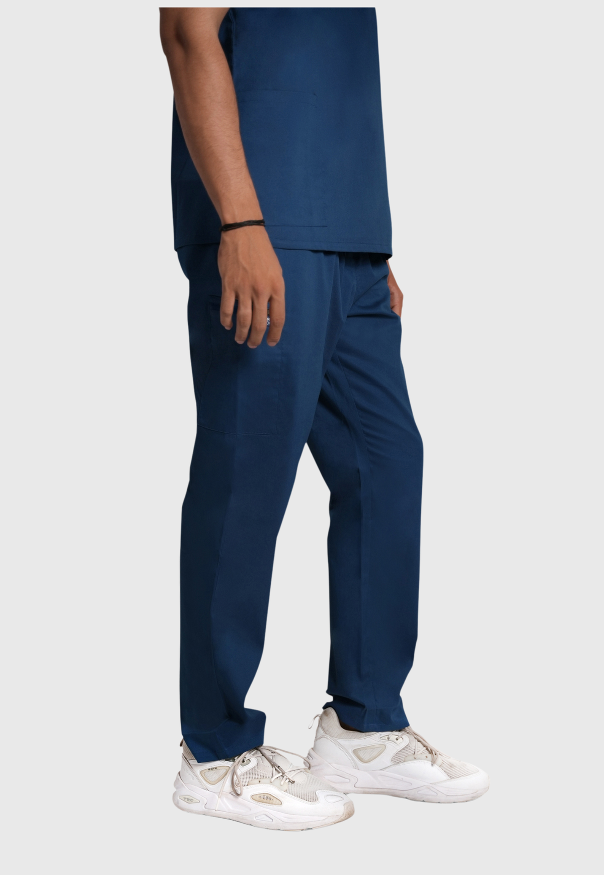Scrub Pant - Men's Cotton 4 Pockets#color_Air Blue
