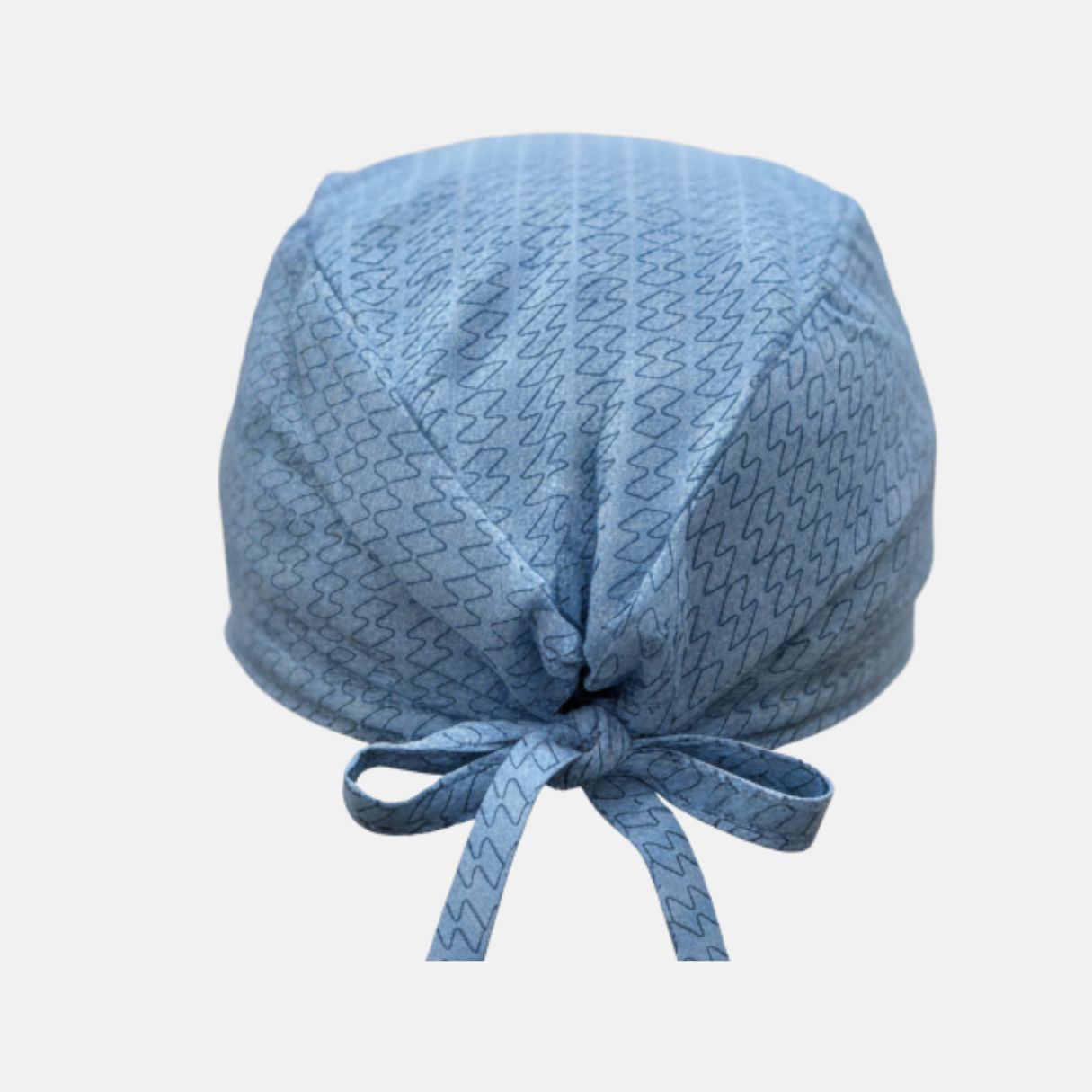 Pattern Halo Scrub Cap#Color_Ceil Blue