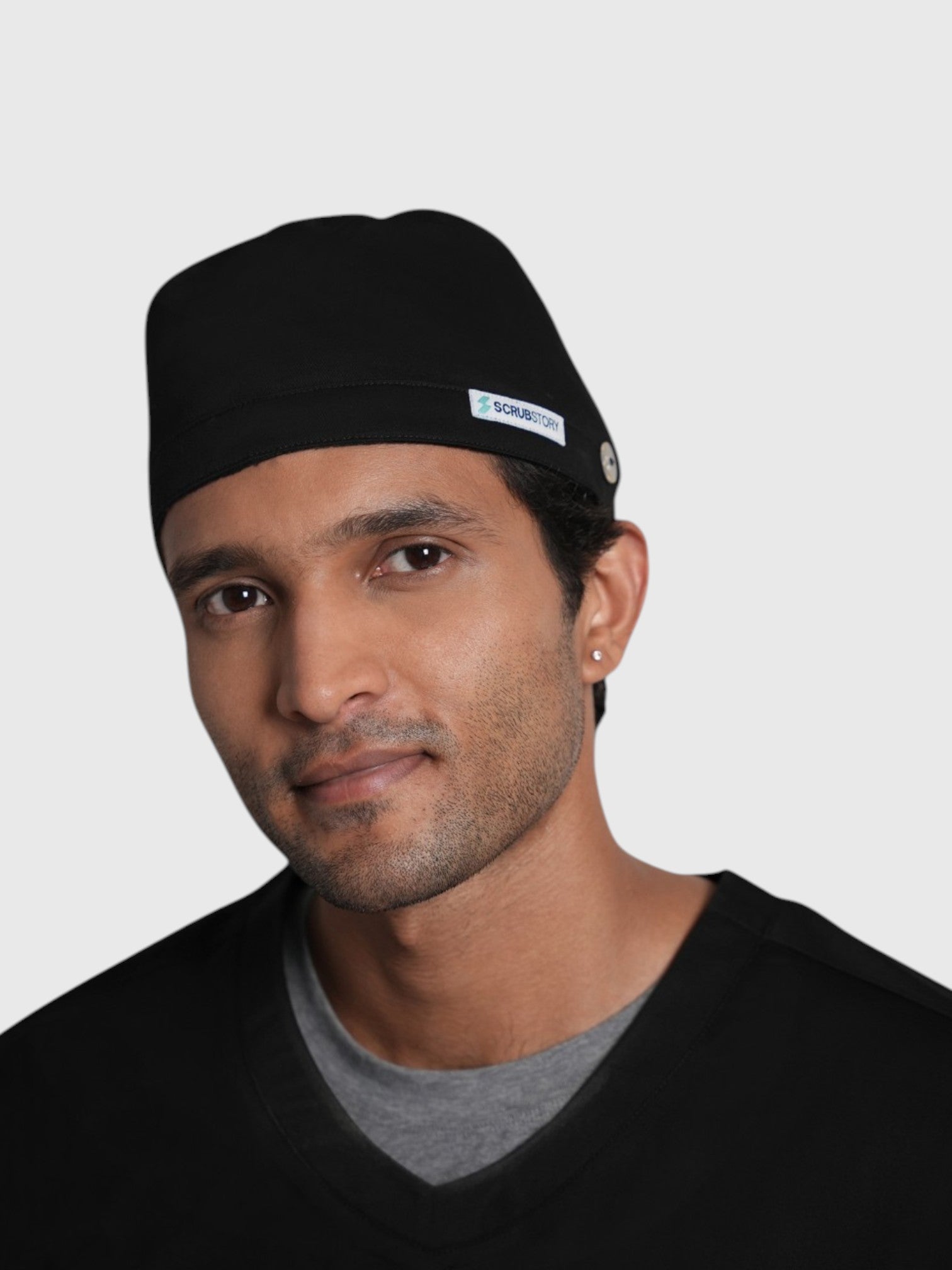 Halo Scrub Cap#Color_Black