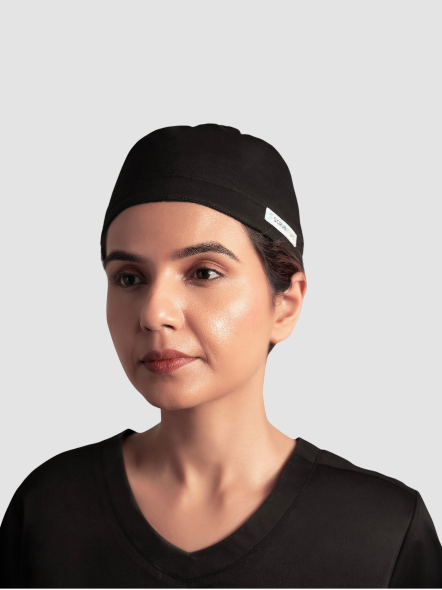 Halo Scrub Cap#Color_Black