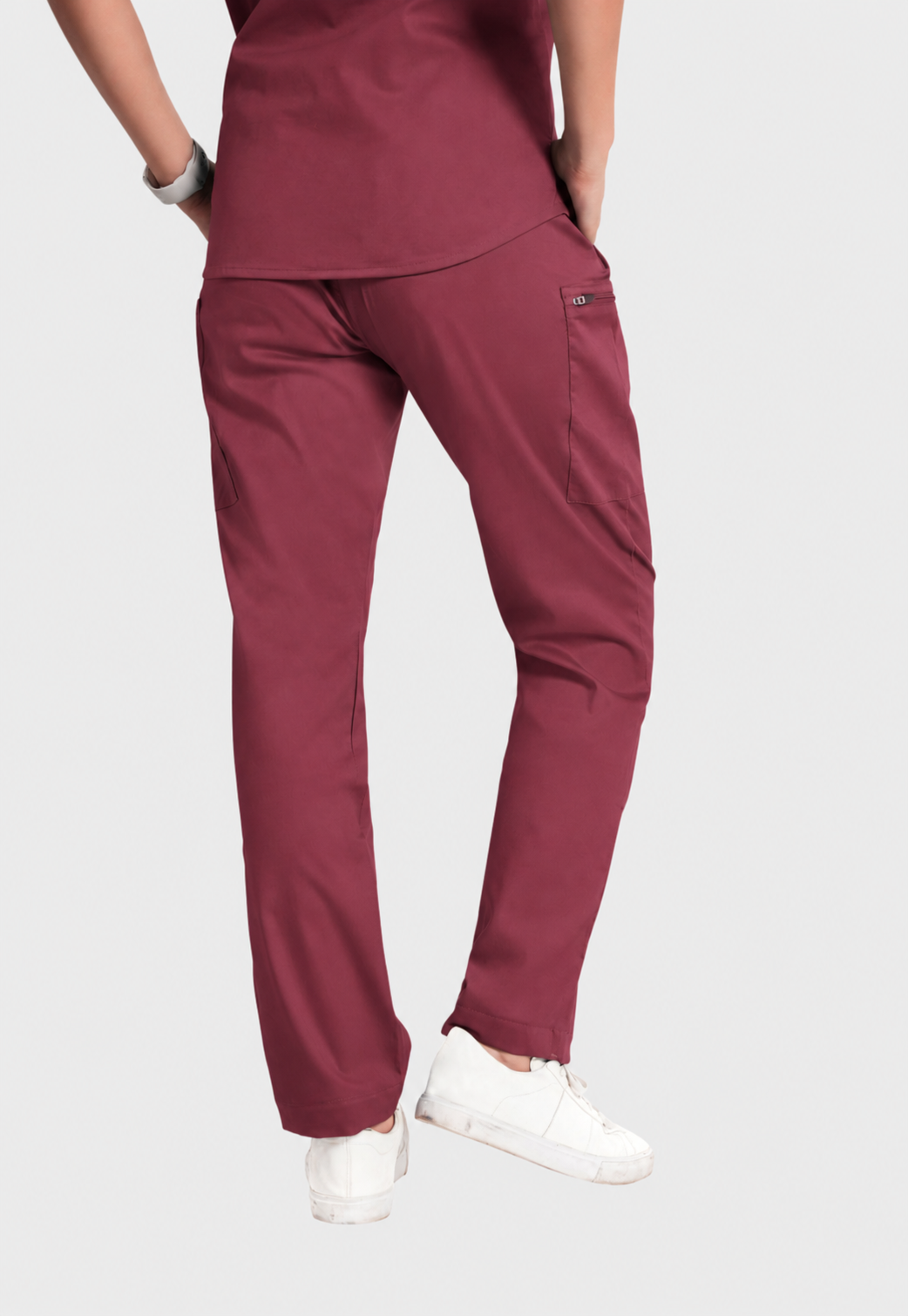 Scrub Pant - Women's Cotton 4 Pockets#color_Royal Plum