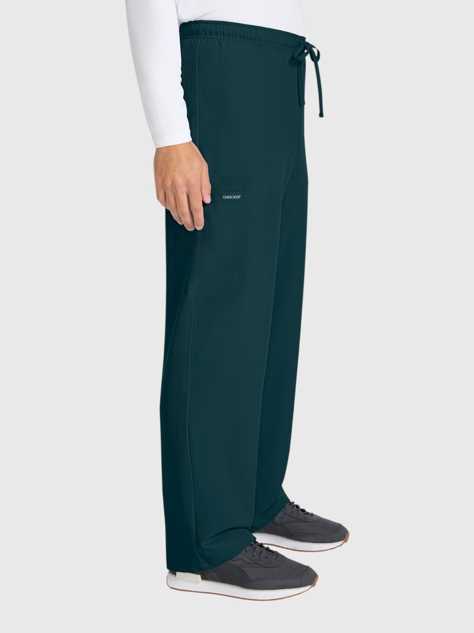 Straight Leg 3 Pocket Unisex Scrub Pant#Color_Caribbean Blue
