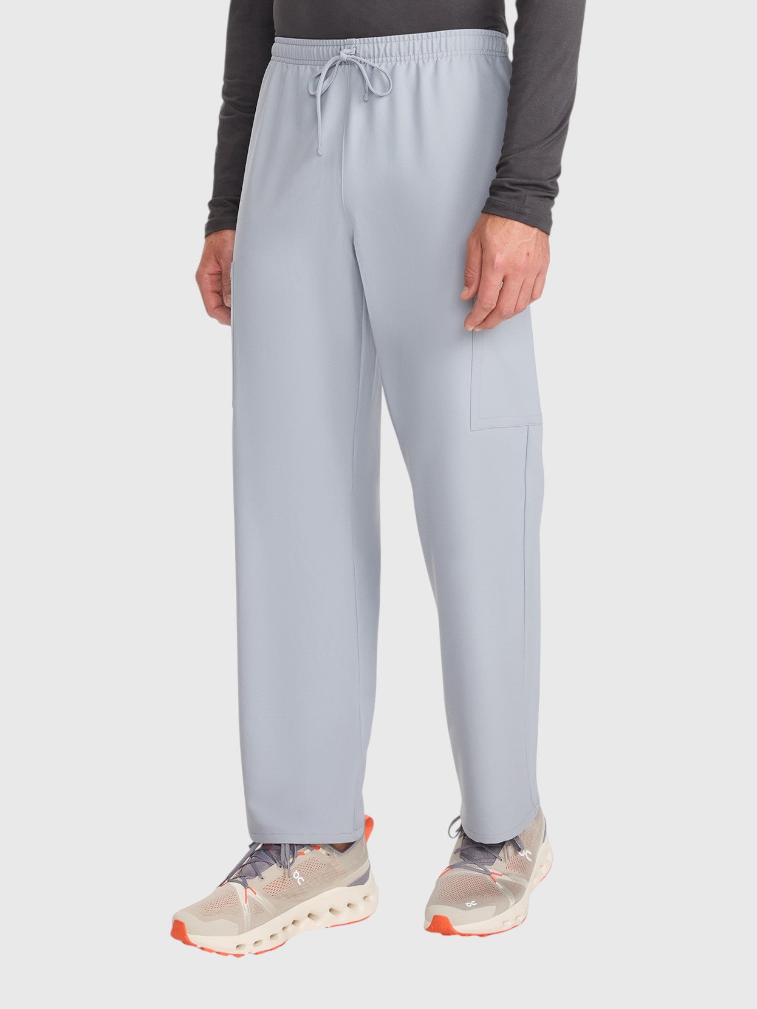 Straight Leg 3 Pocket Unisex Scrub Pant#Color_Grey