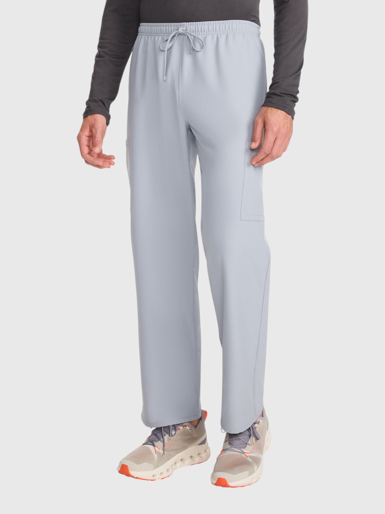 Straight Leg 3 Pocket Unisex Scrub Pant#Color_Grey
