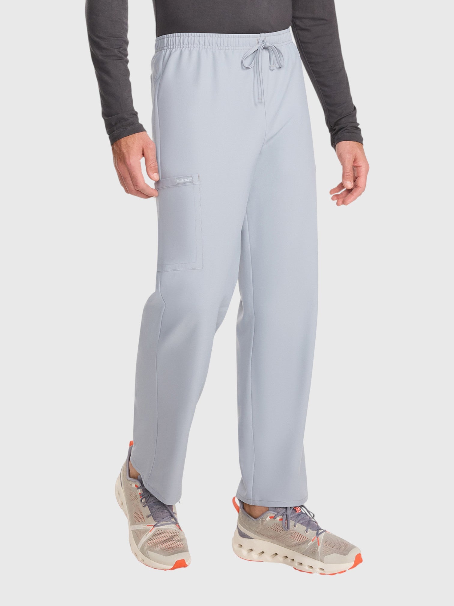 Straight Leg 3 Pocket Unisex Scrub Pant#Color_Grey