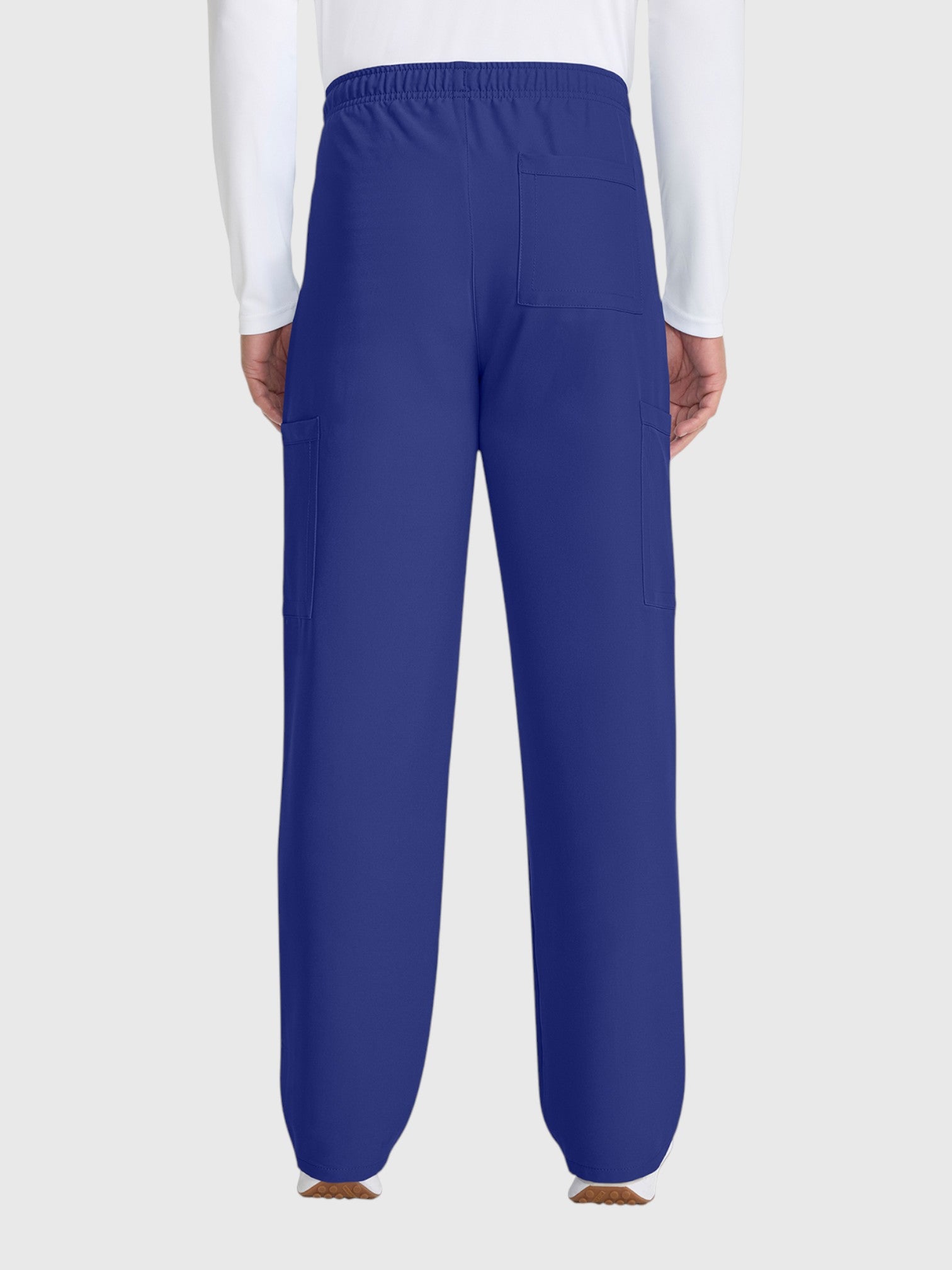 Straight Leg 3 Pocket Unisex Scrub Pant#Color_Navy Blue