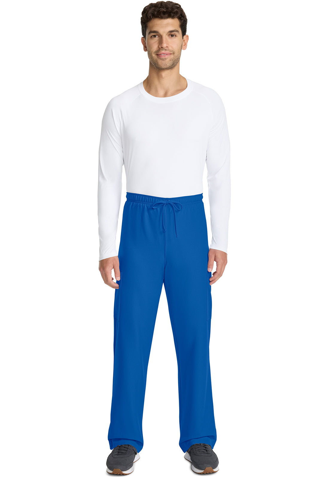 Straight Leg 3 Pocket Unisex Scrub Pant#color_Royal