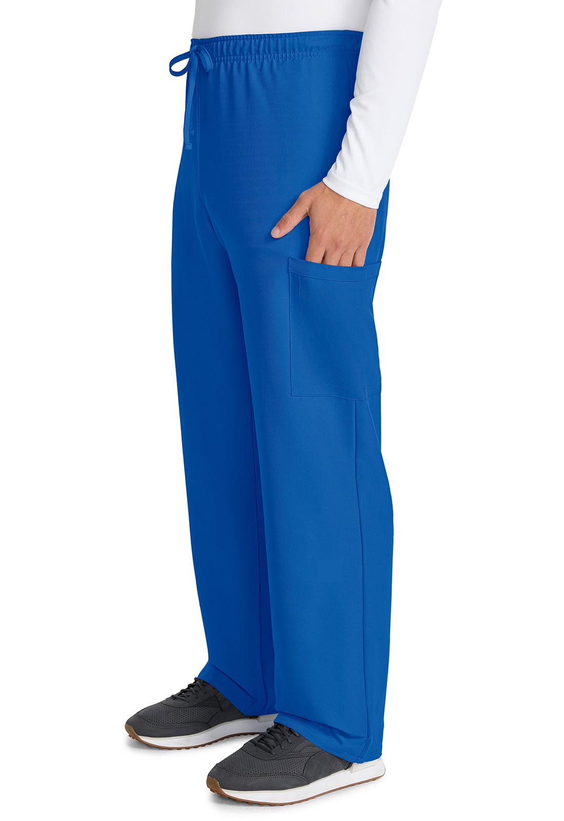Straight Leg 3 Pocket Unisex Scrub Pant#color_Royal