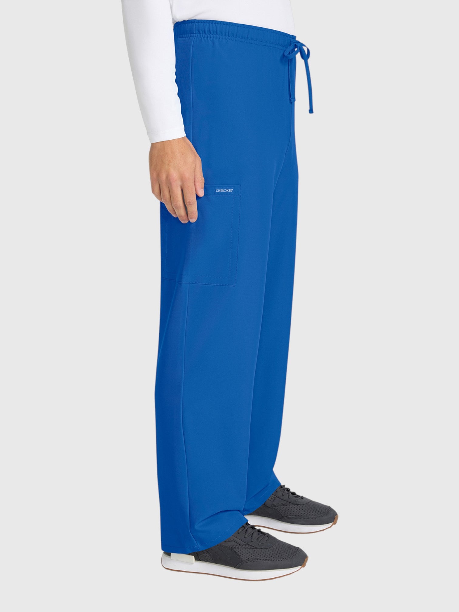 Straight Leg 3 Pocket Unisex Scrub Pant#Color_Royal Blue