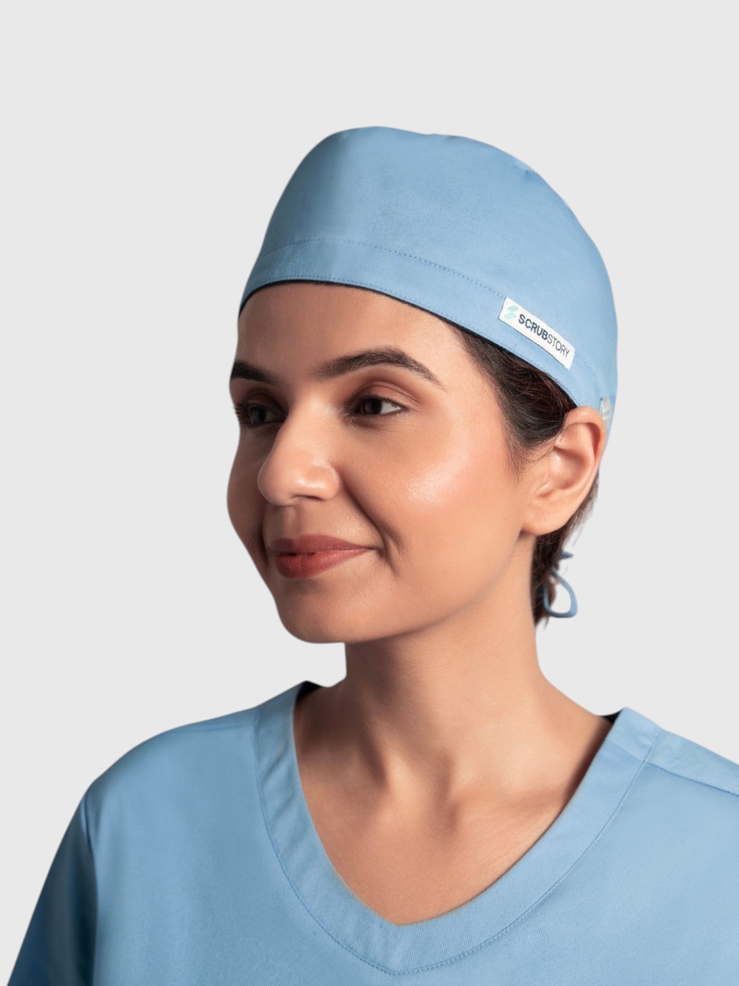 Halo Scrub Cap#Color_Ceil Blue