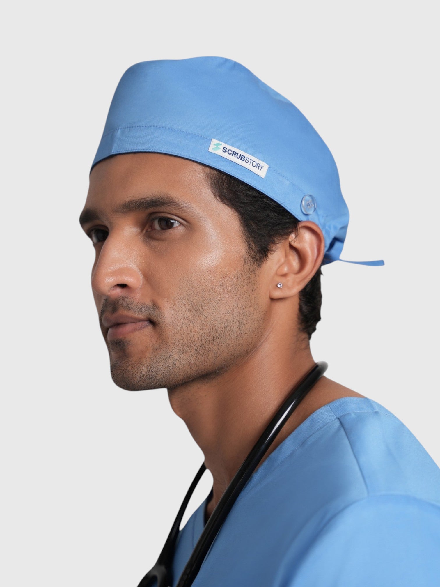Halo Scrub Cap#Color_Ceil Blue