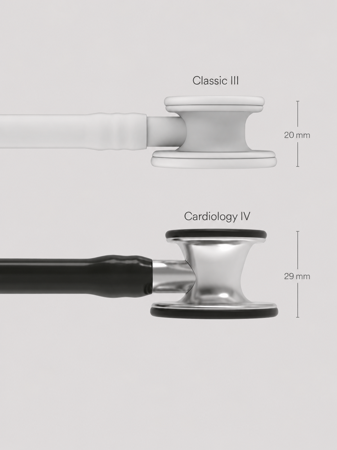 Cardiology IV 6152 with Standard Finish Chestpiece and  Black Tube