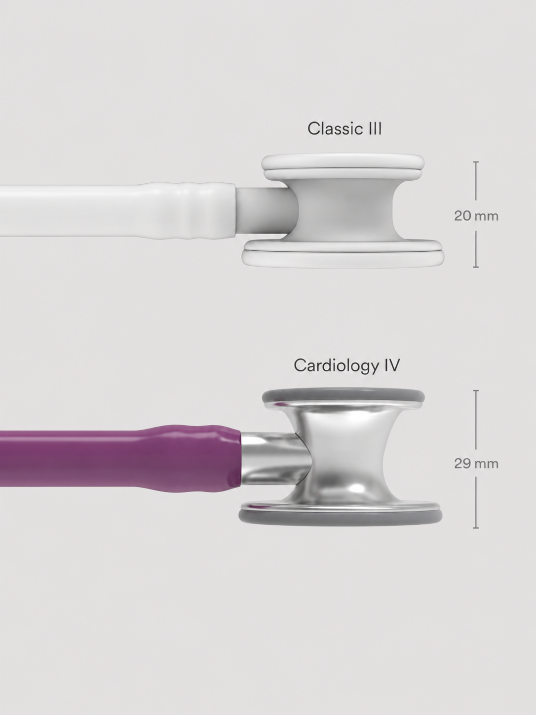 Cardiology IV 6156 with Standard Finish Chestpiece and Plum Tube