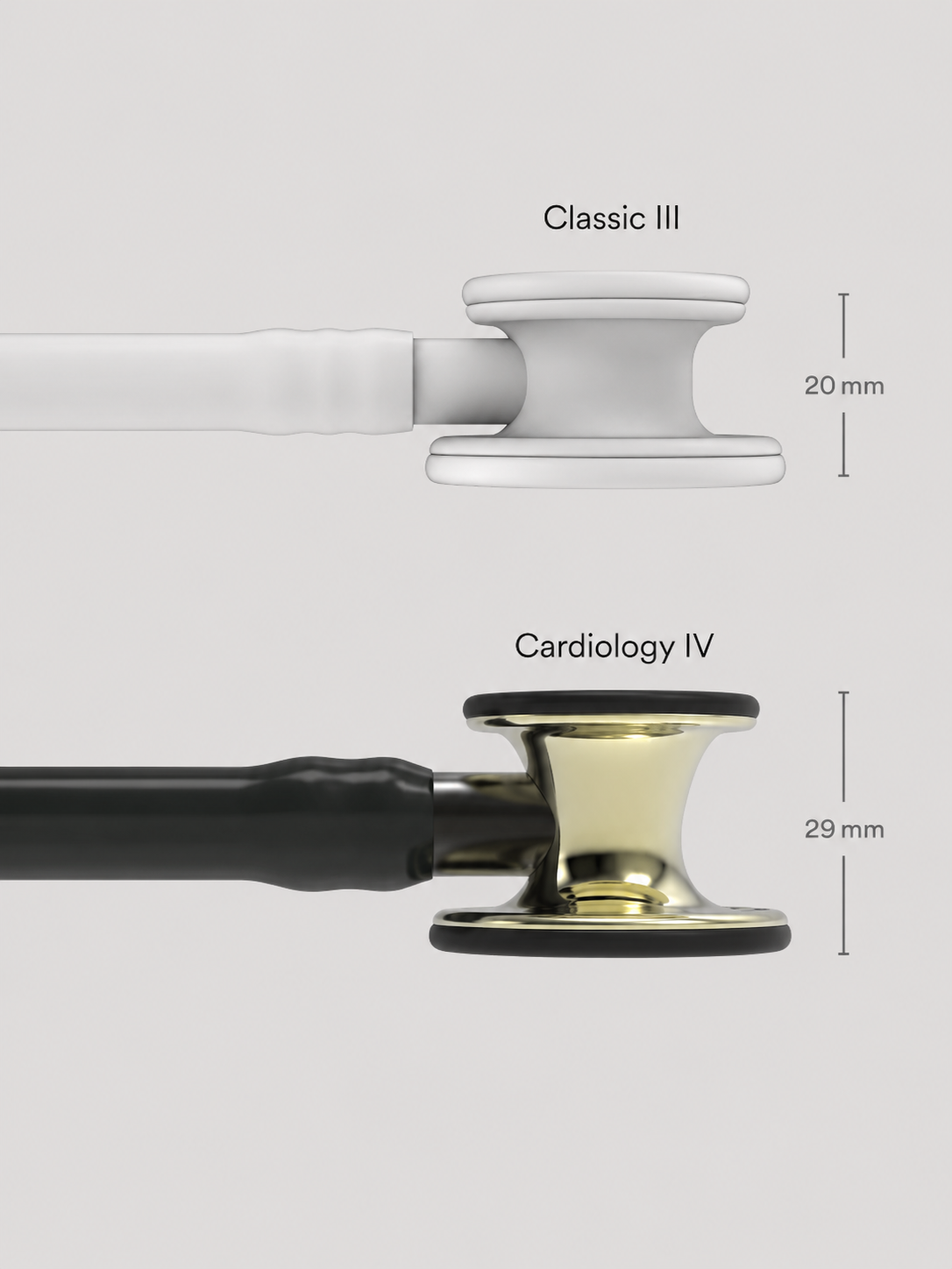 Cardiology IV 6165 with Rainbow Finish Chestpiece, Black Tube and Stem