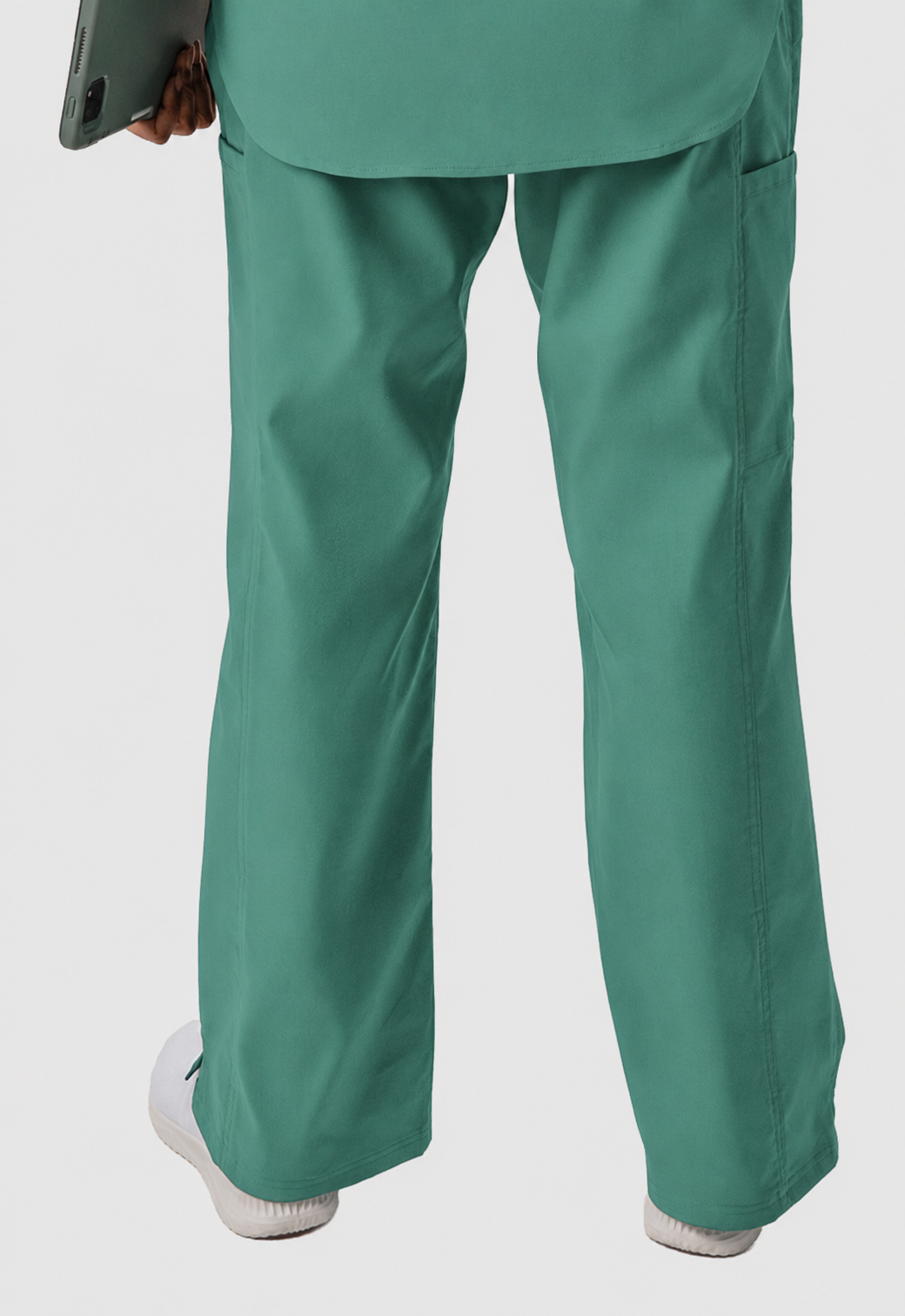 Wide Leg 5 Pockets Women's Scrub Pant#Color_Ocean Teal