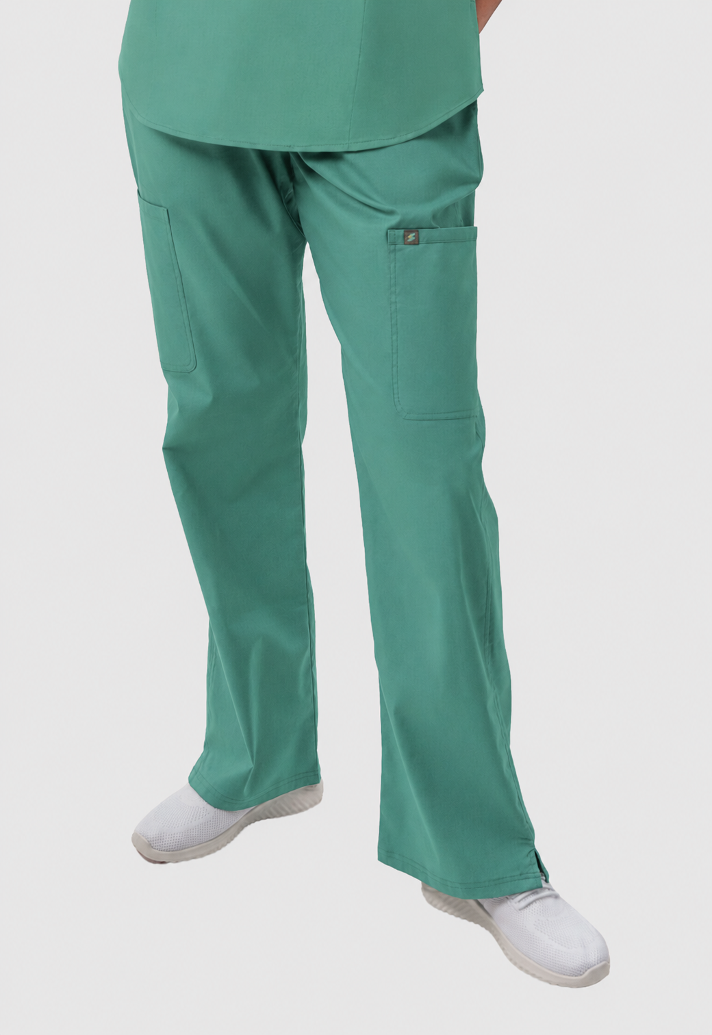 Wide Leg 5 Pockets Women's Scrub Pant#Color_Ocean Teal