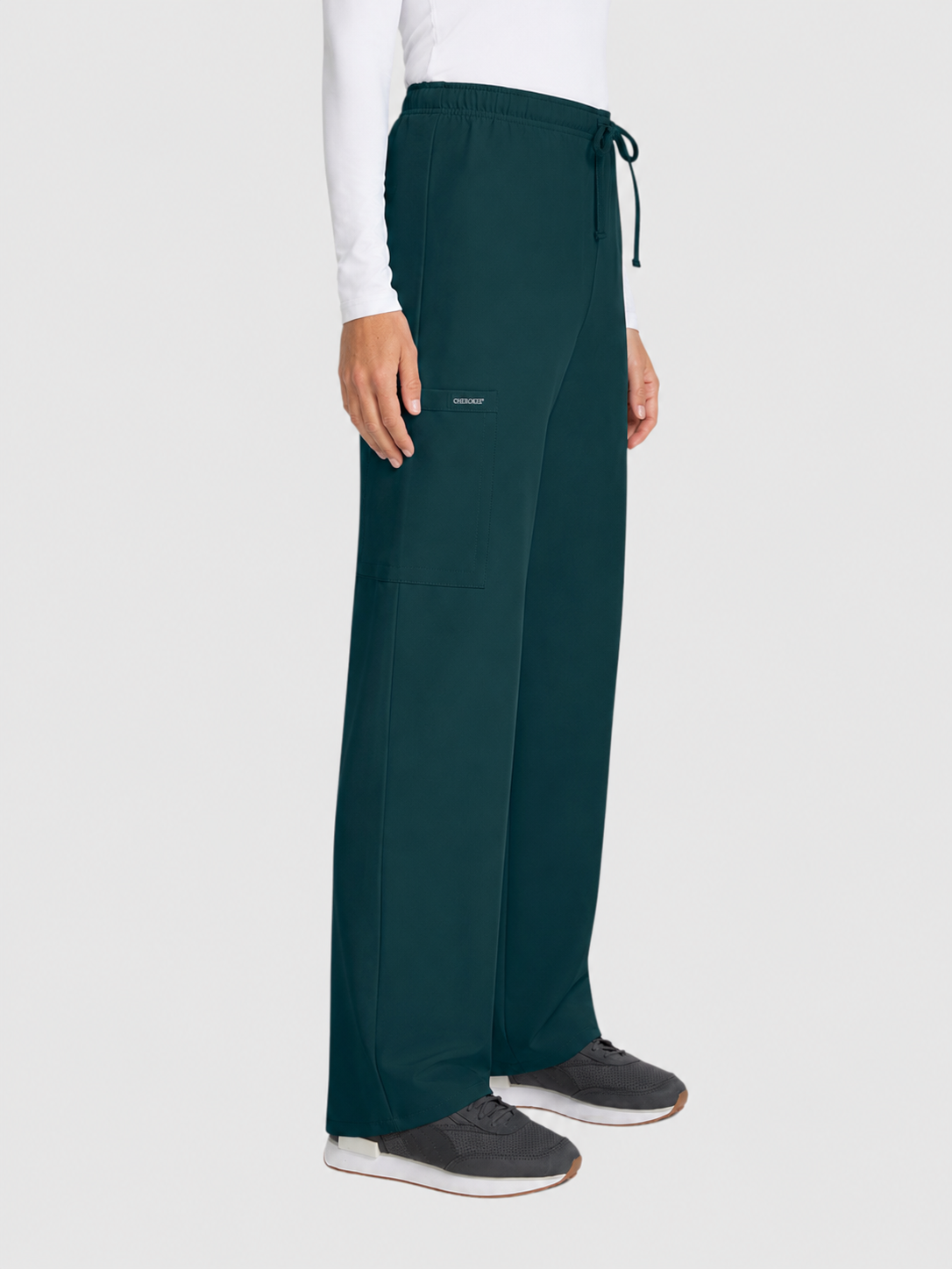 Straight Leg 3 Pocket Unisex Scrub Pant#Color_Caribbean Blue